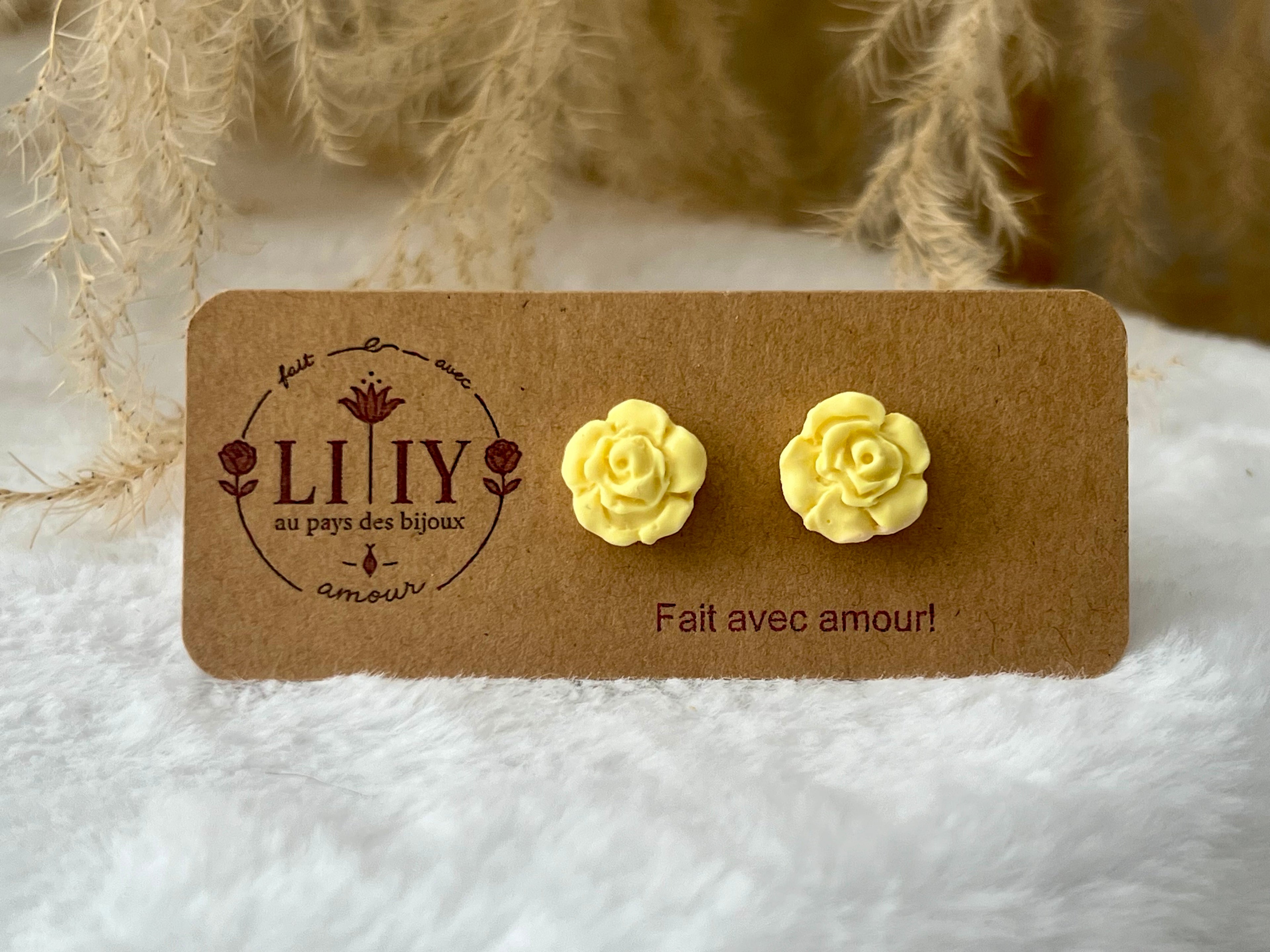 Mini rose jaune
